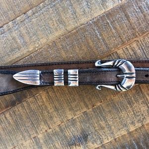 Custom Made Silver Ranger Belt